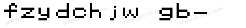 fzydchjw gb字体转换